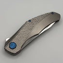 Holt Bladeworks Renegade w/ Titanium Hammered Burnished Handles & Uddeholm Vanax SuperClean, Near Mirror 298