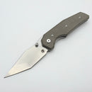 Chaves Knives Jake McCoy The Omega Street Green Micarta Handles w/ Satin Elmax - Blue Label