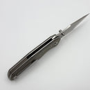 Chaves Knives Jake McCoy The Omega Street Green Micarta Handles w/ Satin Elmax - Blue Label