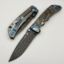 Spartan Blades Harsey Folder Memento Mori w/ Chad Nichols Damascus