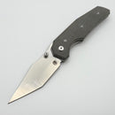 Chaves Knives Jake McCoy The Omega Street Black Micarta Handles w/ Satin Elmax - Blue Label