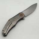Holt Bladeworks Renegade w/ Titanium Burnished Brain Coral Handles & Uddeholm Vanax SuperClean, Near Mirror 321