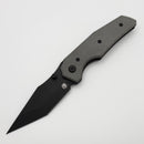 Chaves Knives Jake McCoy The Omega Street Black Micarta Handles w/ PVD Elmax - Blue Label