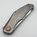 Holt Bladeworks Renegade w/ Titanium Burnished Brain Coral Handles & Uddeholm Vanax SuperClean, Near Mirror 321