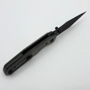 Chaves Knives Jake McCoy The Omega Street Black Micarta Handles w/ PVD Elmax - Blue Label