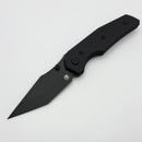 Chaves Knives Jake McCoy The Omega Street Black G-10 Handles w/ PVD Elmax - Blue Label