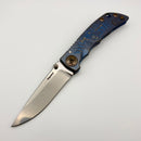 Spartan Blades Harsey Folder 3.25 Special Edition Blue Plague Doctor w/ Stonewashed Magnacut