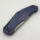 Holt Bladeworks Renegade w/ Titanium Hammered Burnished Handles & Bohler M390, Near Mirror 317