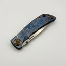 Spartan Blades Harsey Folder 3.25 Special Edition Blue Plague Doctor w/ Stonewashed Magnacut
