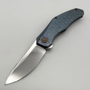 Holt Bladeworks Renegade w/ Titanium Turtle Burnished Handles & Uddeholm Vanax SuperClean, Near Mirror 318