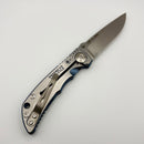 Spartan Blades Harsey Folder 3.25 Special Edition Saint Michael w/ Stonewashed Magnacut