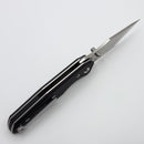 Chaves Knives Jake McCoy The Omega Street Black G-10 Handles w/ Satin Elmax - Blue Label