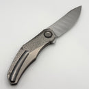 Holt Bladeworks Renegade w/ Titanium Hammered Burnished Handles & Damasteel Dense Twist 330