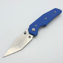 Chaves Knives Jake McCoy The Omega Street Blue G-10 Handles w/ Satin Elmax - Blue Label