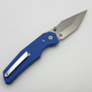 Chaves Knives Jake McCoy The Omega Street Blue G-10 Handles w/ Satin Elmax - Blue Label