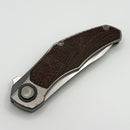 Holt Bladeworks Renegade w/ Titanium Hammered Burnished Handles & Damasteel Dense Twist 330