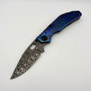 North Mountain Blade BBNM ZircuTi Handles w/ Vegas Forge Damascus Bowie