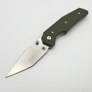 Chaves Knives Jake McCoy The Omega Street Green G-10 Handles w/ Satin Elmax - Blue Label