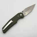 Chaves Knives Jake McCoy The Omega Street Green G-10 Handles w/ Satin Elmax - Blue Label
