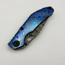 North Mountain Blade BBNM ZircuTi Handles w/ Vegas Forge Damascus Bowie