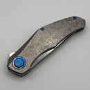 Holt Bladeworks Renegade w/ Titanium Brain Coral Burnished Handles & Bohler M390, Near Mirror