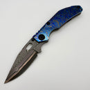 North Mountain Blade BBNM ZircuTi Handles w/ Vegas Forge Damascus Bowie