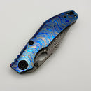 North Mountain Blade BBNM ZircuTi Handles w/ Vegas Forge Damascus Bowie