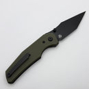 Chaves Knives Jake McCoy The Omega Street Green G-10 Handles w/ PVD Elmax - Blue Label