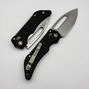 Heretic Koschei Black Aluminum Handles w/ Stonewashed MagnaCut H061-2A