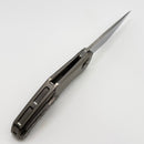 Holt Bladeworks Renegade w/ Titanium Pinstripe Burnished Handles & Uddeholm Vanax SuperClean, Near Mirror 331