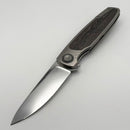 Holt Bladeworks Outlaw w/ Burnished Quill Titanium Handles & Bohler M390, Near Mirror 168