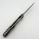 Holt Bladeworks Outlaw w/ Burnished Quill Titanium Handles & Bohler M390, Near Mirror 168