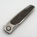 Holt Bladeworks Outlaw w/ Burnished Quill Titanium Handles & Bohler M390, Near Mirror 168
