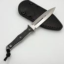 Heretic Knives Mini Nephilim Carbon Fiber Handles & D/E Stonewash MagnaCut H069-2A-CF