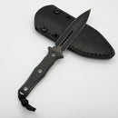 Heretic Knives Mini Nephilim Carbon Fiber Handles & D/E DLC MagnaCut H069-6A-CF