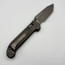Factory Blem Microtech Knives LUDT Ram-Lok w/ Natural Clear Frag Handle & Apocalyptic Tanto 1136RL-10APFRNC