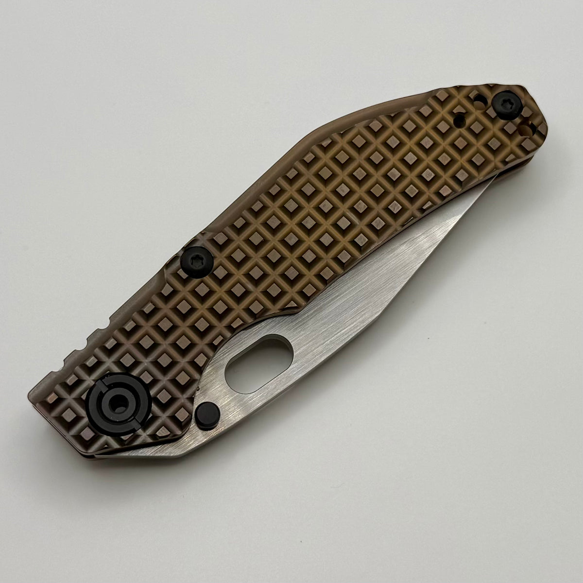 North Mountain Blade BBNM w/ Titanium Frag Bronze Handles & Bowie SLD