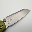 Factory Blem Microtech MSI RAM LOK Mini OD Green Frag Aluminum Handles w/ Stonewash M390MK 210M-10FROD