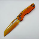 Factory Blem Microtech Knives MSI RAM LOK Sunrise Polymer w/ Low Polish Hardware & M390MK 210T-1PMLPSUS