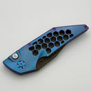Hypercut Dharma Auto Titanium Milled Handles w/ S45VN