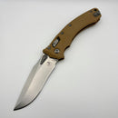 Pre-Owned Microtech Amphibian RAM LOK Tan Fluted G-10 & Stonewash M390MK 137RL-10FLGTTA