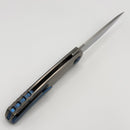 Holt Bladeworks Outlaw w/Burnished Bent Starbust Titanium Handles & Bohler M390, Near Mirror 171
