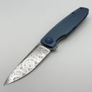 Holt Bladeworks Outlaw w/ Titanium Feather Burnished Handles & Damasteel Grosserosen 169