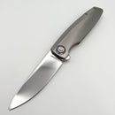 Holt Bladeworks Outlaw w/Titanium Flux Burnished Handles & Bohler M390, Near Mirror 137