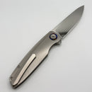 Holt Bladeworks Outlaw w/Titanium Flux Burnished Handles & Bohler M390, Near Mirror 137