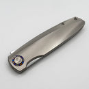 Holt Bladeworks Outlaw w/Titanium Flux Burnished Handles & Bohler M390, Near Mirror 137