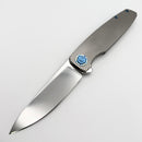 Holt Bladeworks Outlaw w/Titanium Field Burnished Handles & Bohler M390, Near Mirror 132
