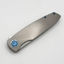 Holt Bladeworks Outlaw w/Titanium Field Burnished Handles & Bohler M390, Near Mirror 132