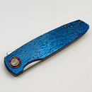 Holt Bladeworks Outlaw w/Titanium Blizzard Burnished Handles & Bohler M390, Stonewashed 1.0 155