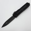 Microtech Scarab 2 D/E Full Serrated Shadow 280-3DLCTSH (Consignment)
